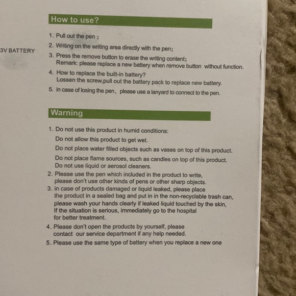 8.5" LCD Digital Writing Drawing Tablet Pad Board Notepad Sketch Paperless - Picture 3 of 9